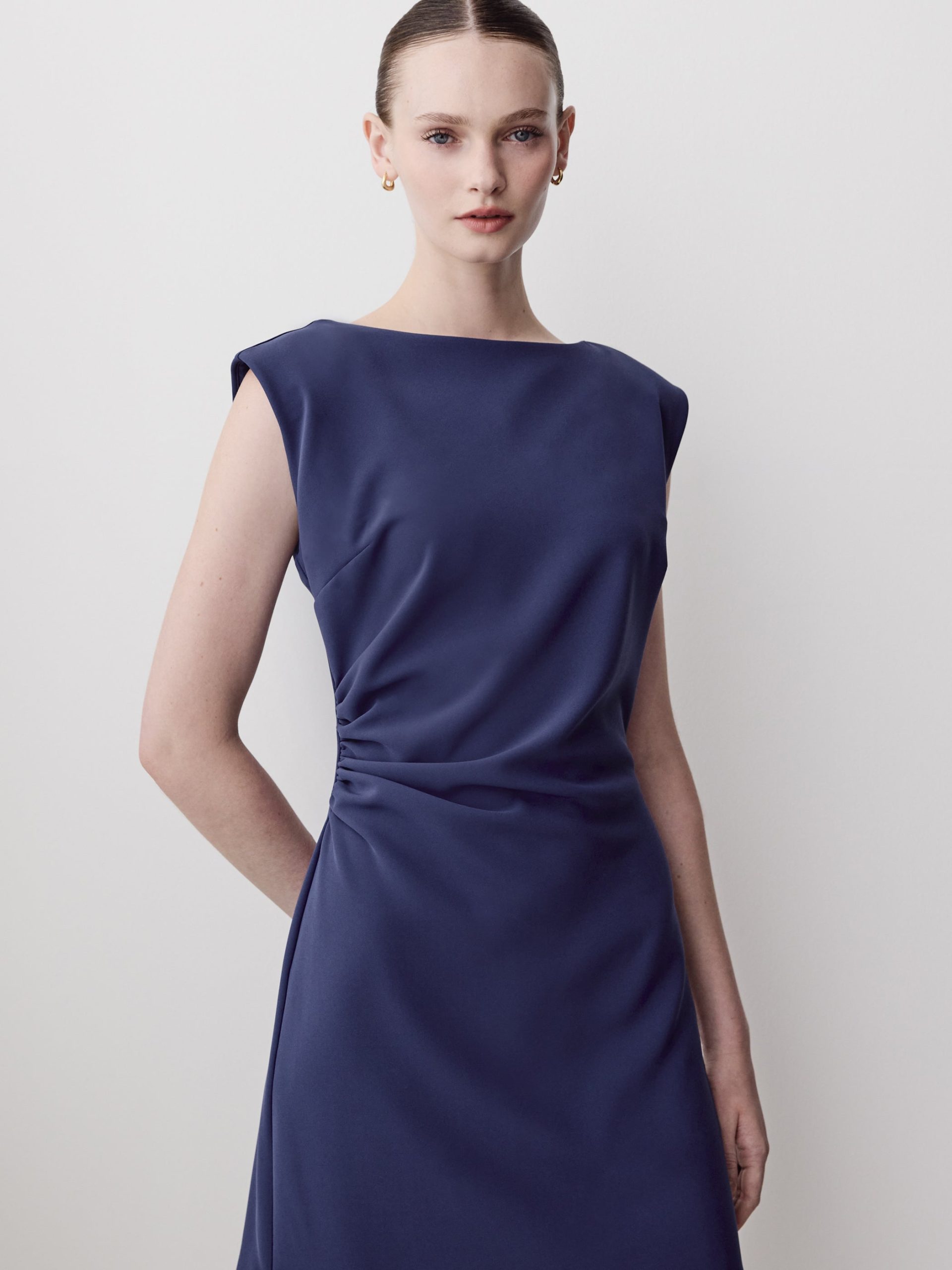Midnight Sail Sleeveless Crew-Neck Mini Dress - Image 2