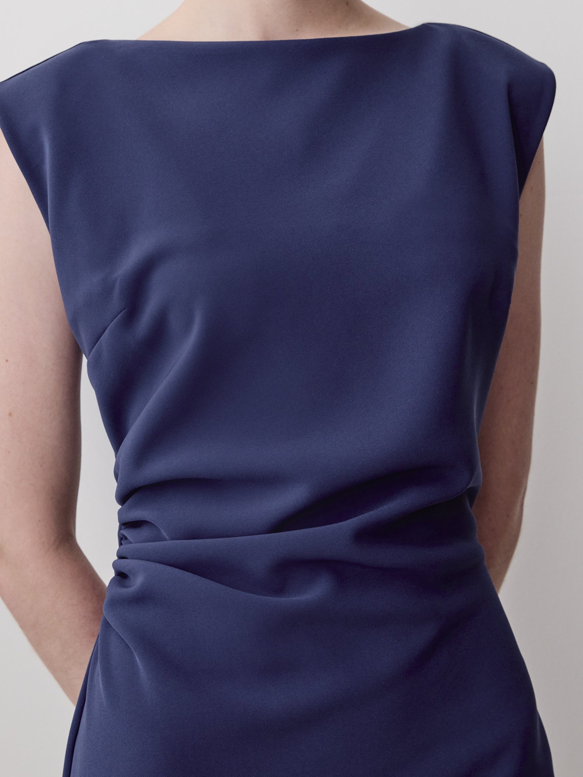 Midnight Sail Sleeveless Crew-Neck Mini Dress - Image 3