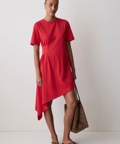 Salsa T-Shirt Dress with Asymmetrical Hem