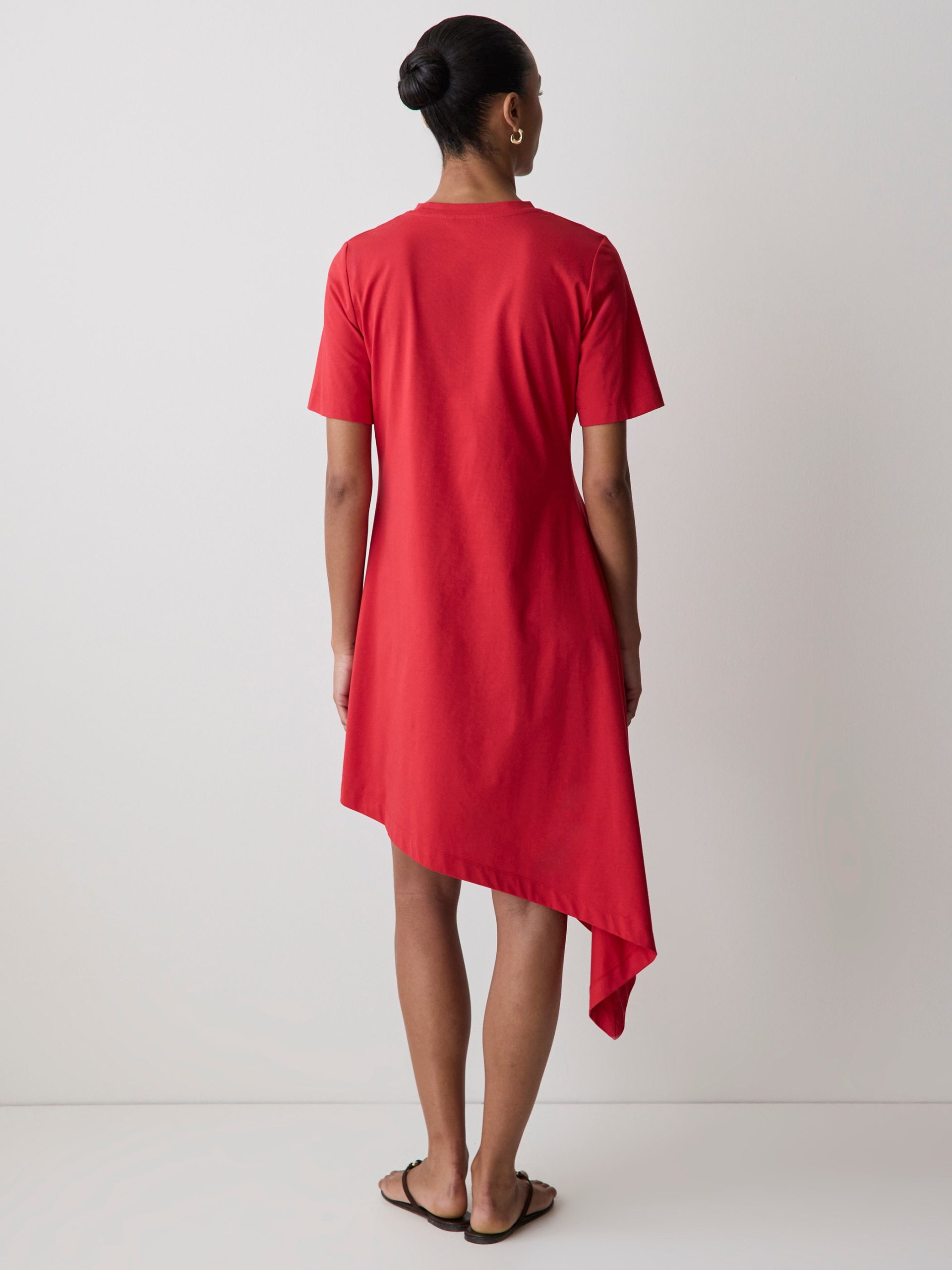 Salsa T-Shirt Dress with Asymmetrical Hem - Image 3